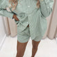 STELLA TWO PIECE STRIPED SET (GREEN)