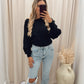 ARLA RIBBED SWEATER (BLACK)