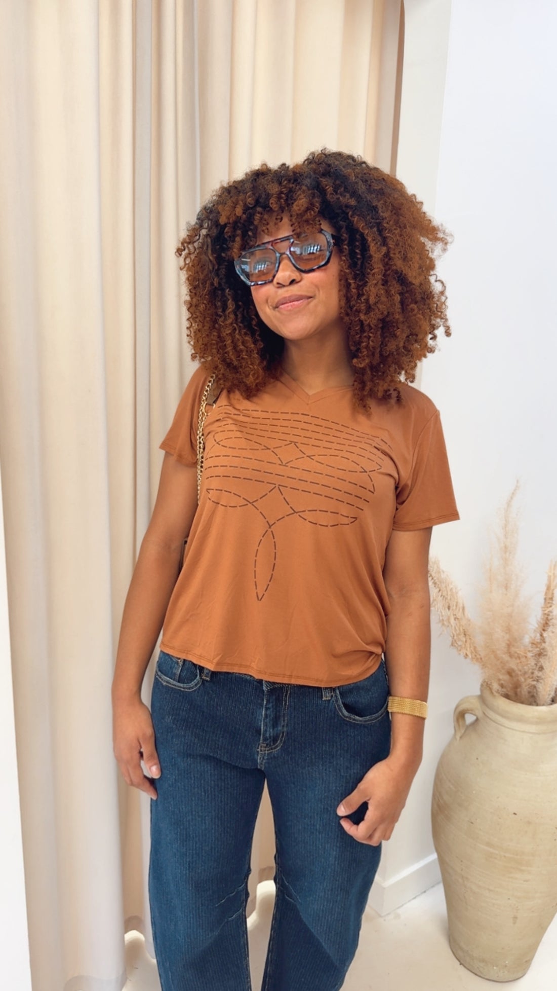 COWBOY BOOTS TOE STITCH VINTAGE GRAPHIC TEE | ZUTTER OUTLET