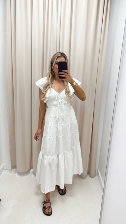 JESSICA WHITE MAXI DRESS