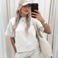 TALIN TWO PIECE SHORT SET (NUDE) | BEST SELLER