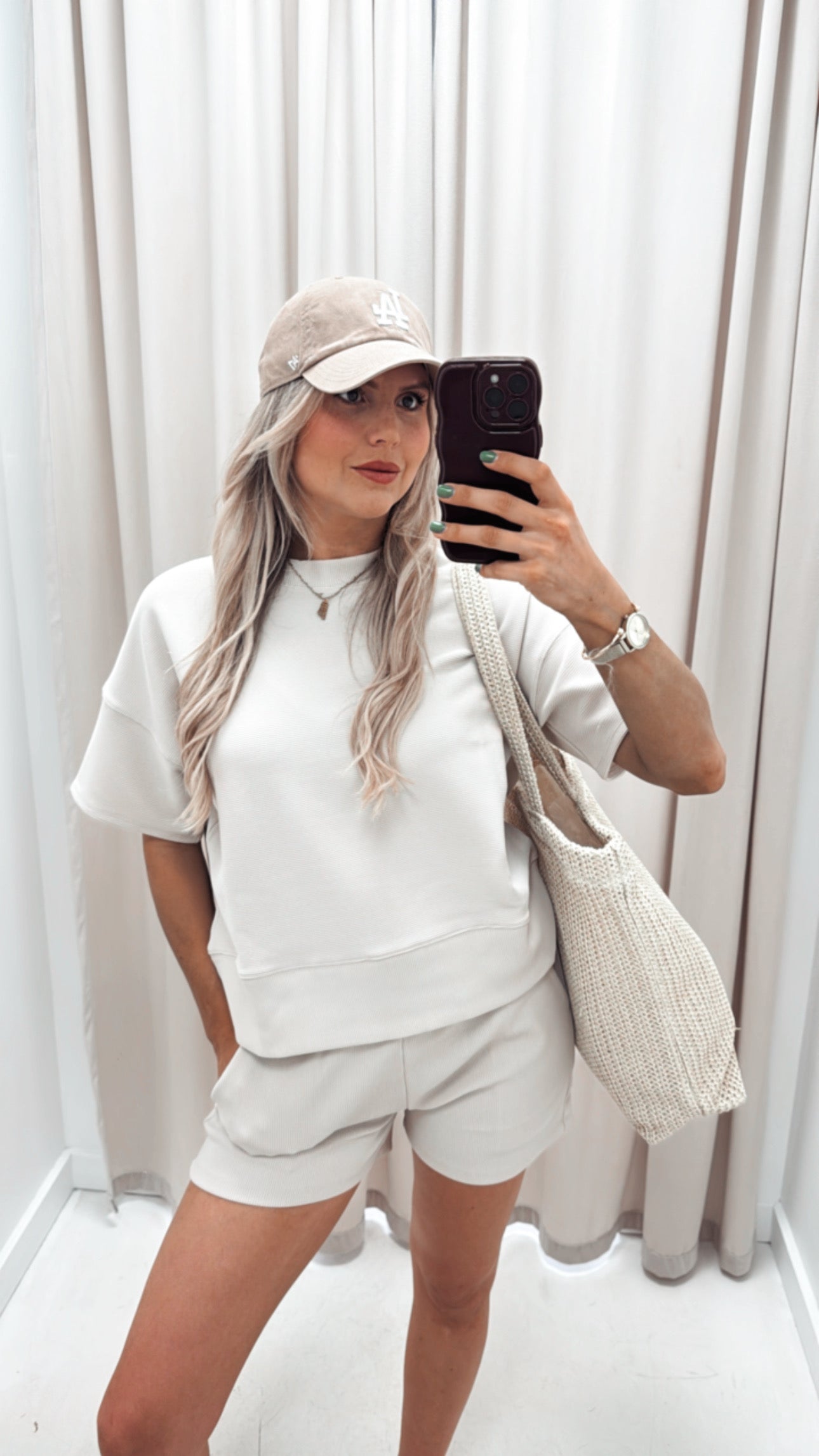 TALIN TWO PIECE SHORT SET (NUDE) | BEST SELLER