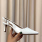 NEW NAOMI KITTEN HEEL (WHITE)