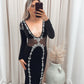 VELVET MESH RHINESTONE EMBELLISHED (BANJUL)