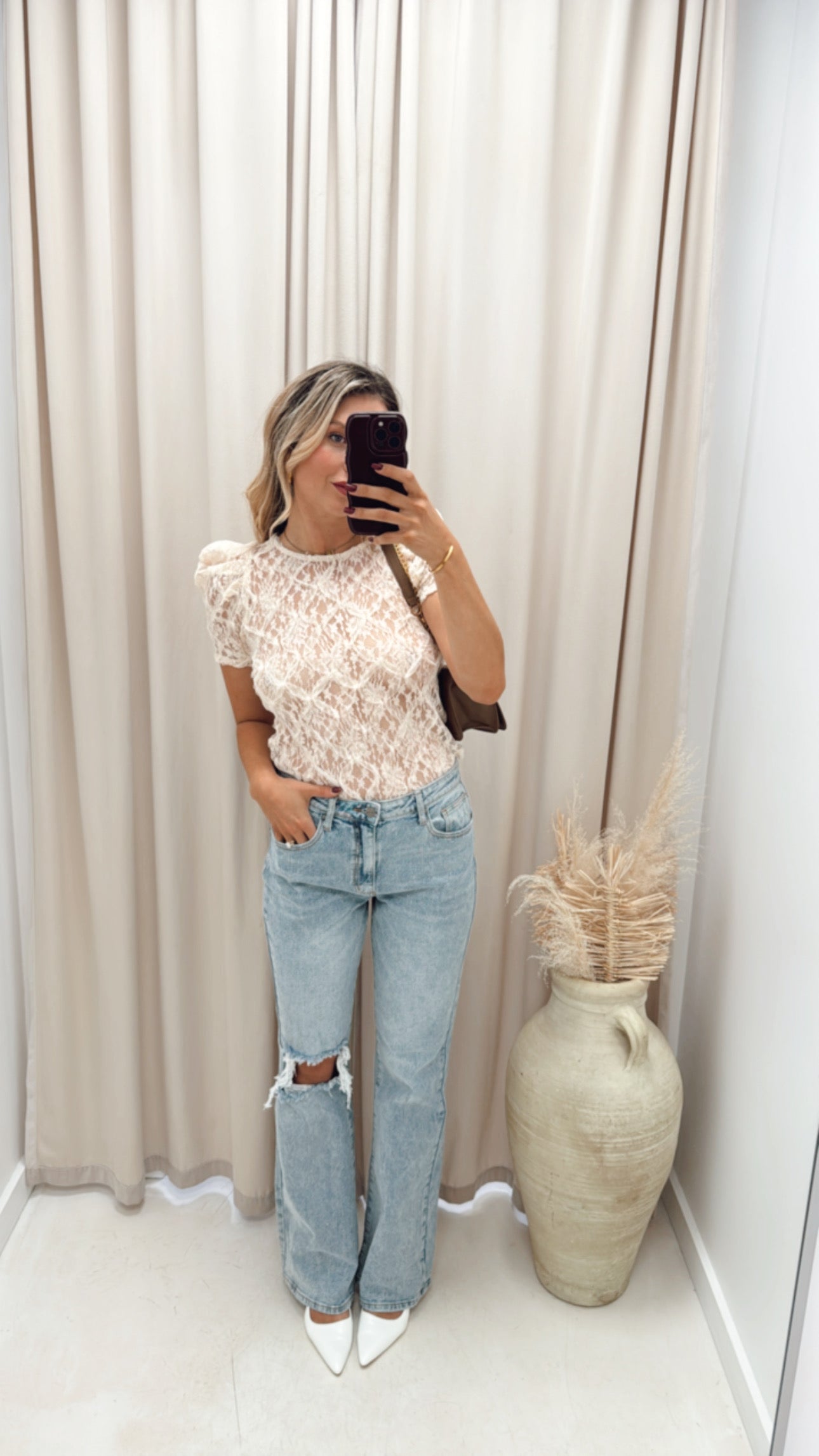 OLA LACE T-SHIRT TOP