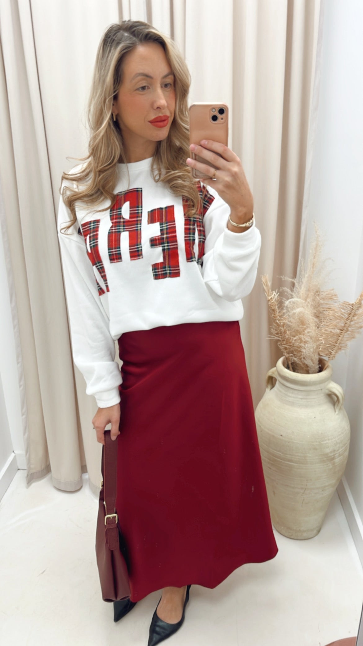 MERRY SWEATSHIRT (WHITE)