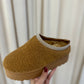 NEW LAURA SLIP ON SHERPA SHOE (TAN)