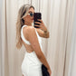 PERCILLA DENIM MINI DRESS