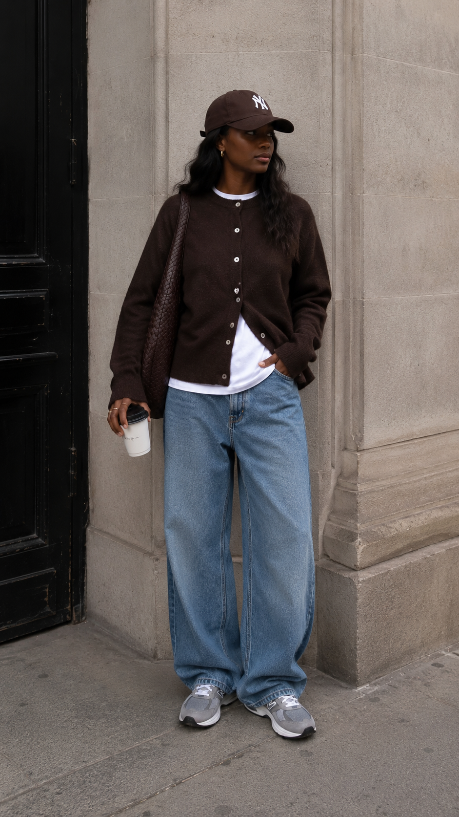 SIMON CARDIGAN (ONLY) | BROWN