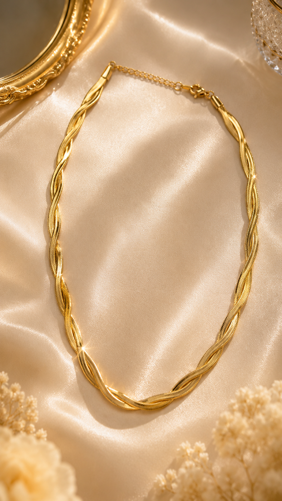 BEST SELLING |  DOUBLE GOLD TWIST NECKLACE