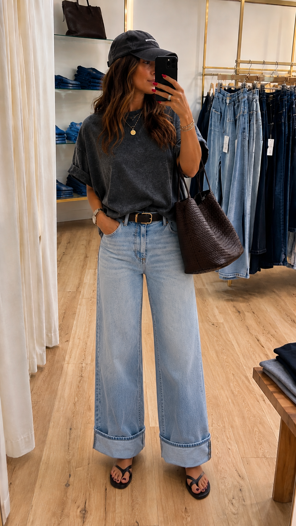 BELLA WIDE LEG JEANS (LIGHT WASH) | RISEN