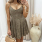 NEW JENNA DENIM MINI DRESS (ANIMAL PRINT)