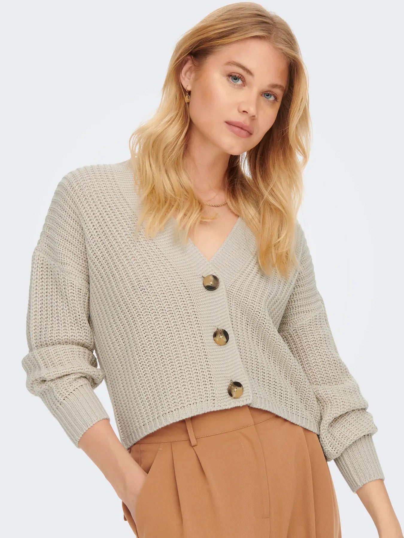 CAROL CARDIGAN (CREAM) | ONLY