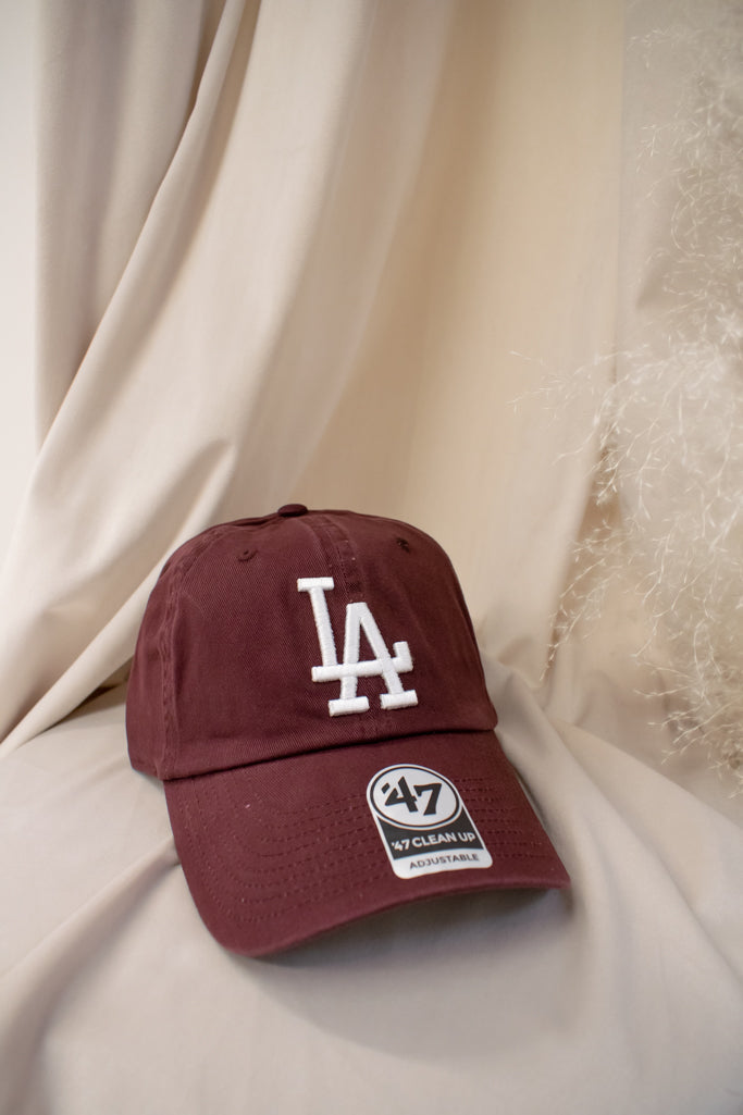 NEW 47' LA CLEAN UP HAT (MAROON/WHITE)