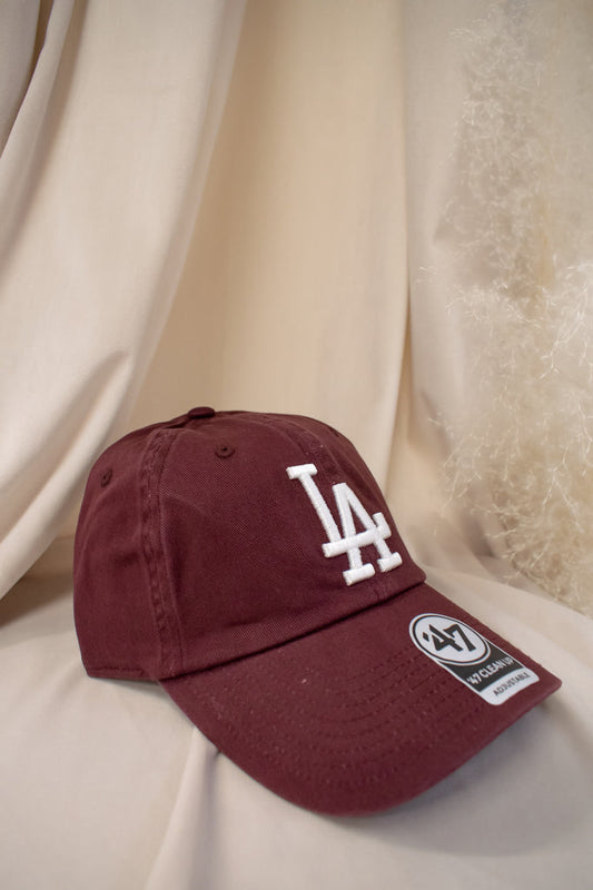 NEW 47' LA CLEAN UP HAT (MAROON/WHITE)