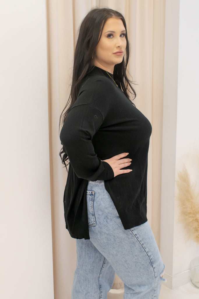 NEW HOLLY SWEATER (BLACK)
