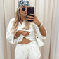 NIKKI TWO PIECE LINEN SET (WHITE)
