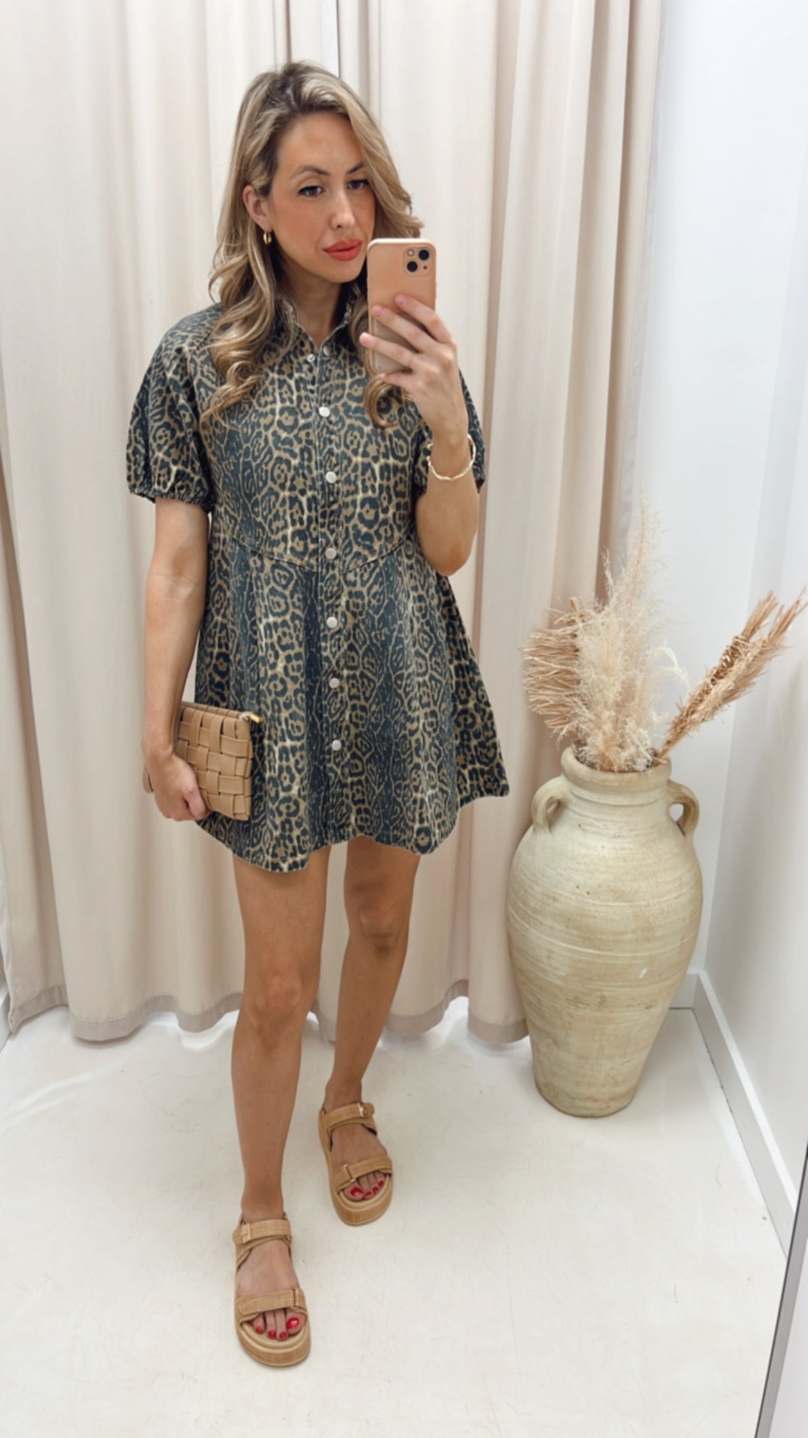 NEW JAYCE FIT &amp; FLARE MINI DRESS