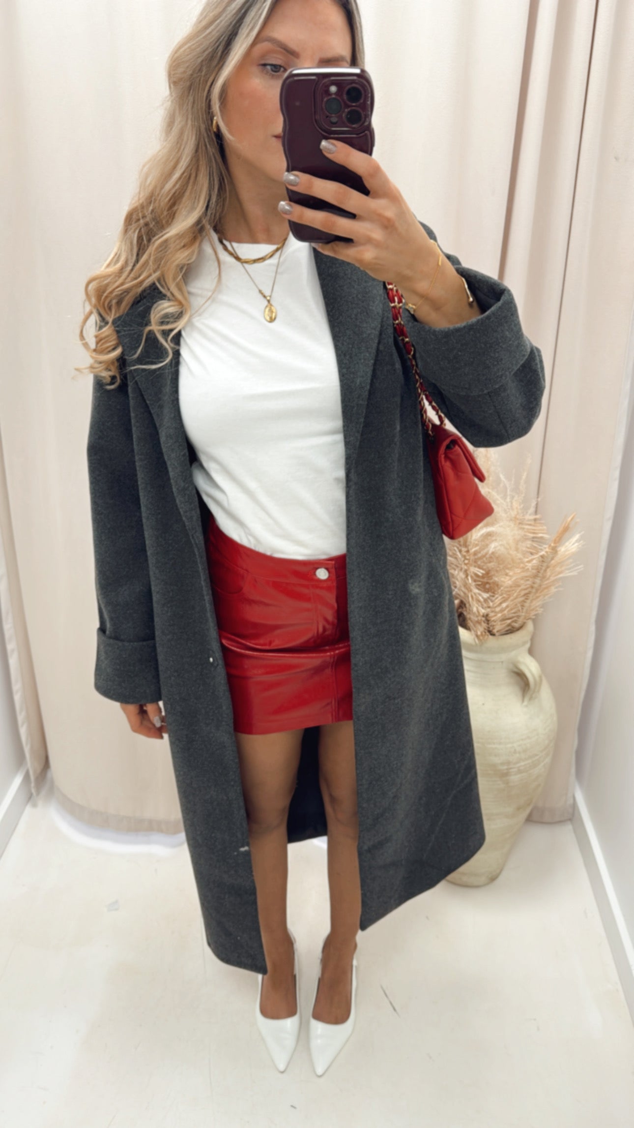 KANE LEATHER MINI SKIRT | NOISE MAY