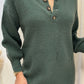 NEW LYDIA MINI SWEATER DRESS (GREEN)