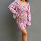 NEW ARMANA FLORAL MINI DRESS (PINK)