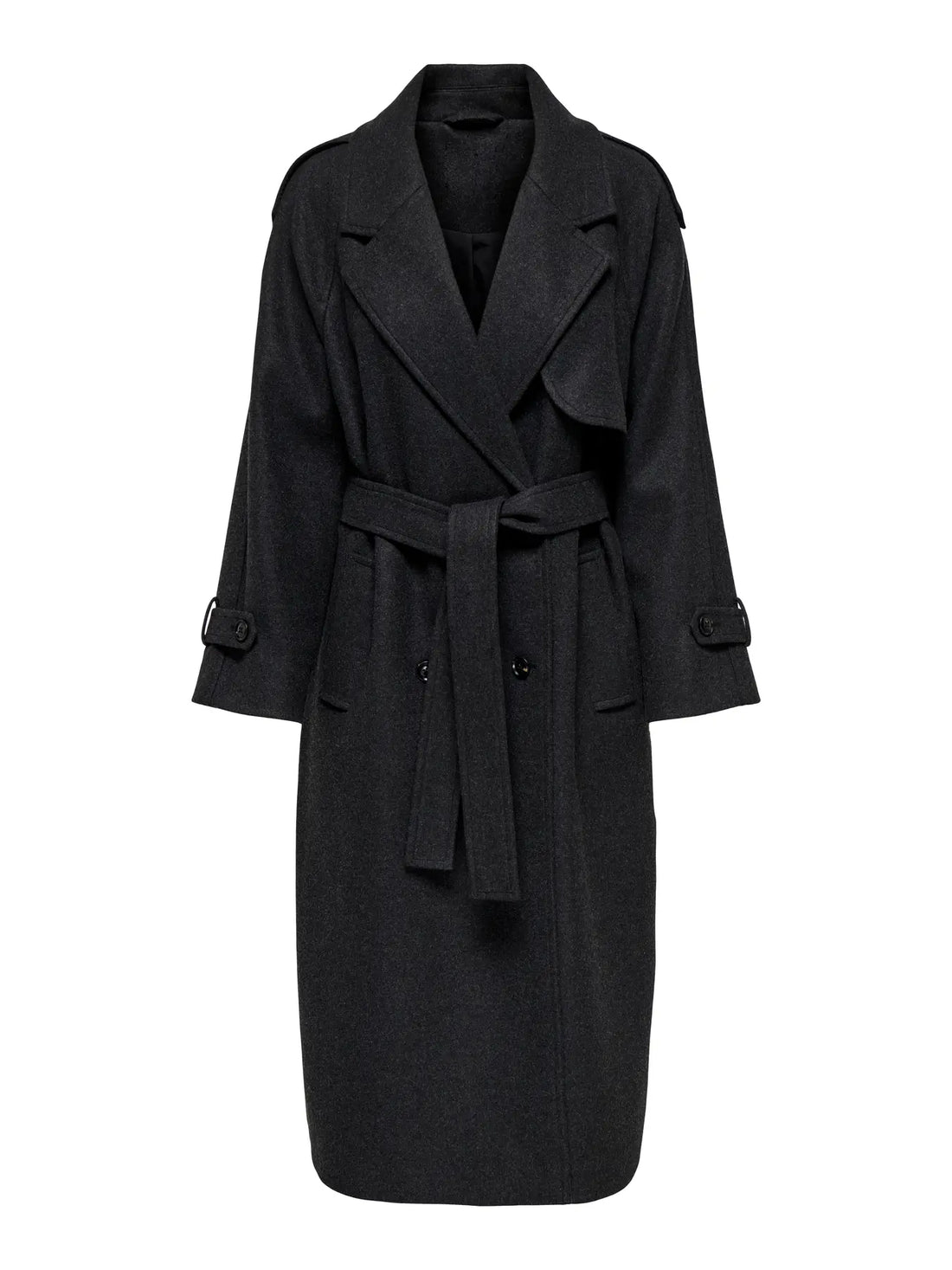 DEAR-TRILLION LONG BELT COAT | ONLY