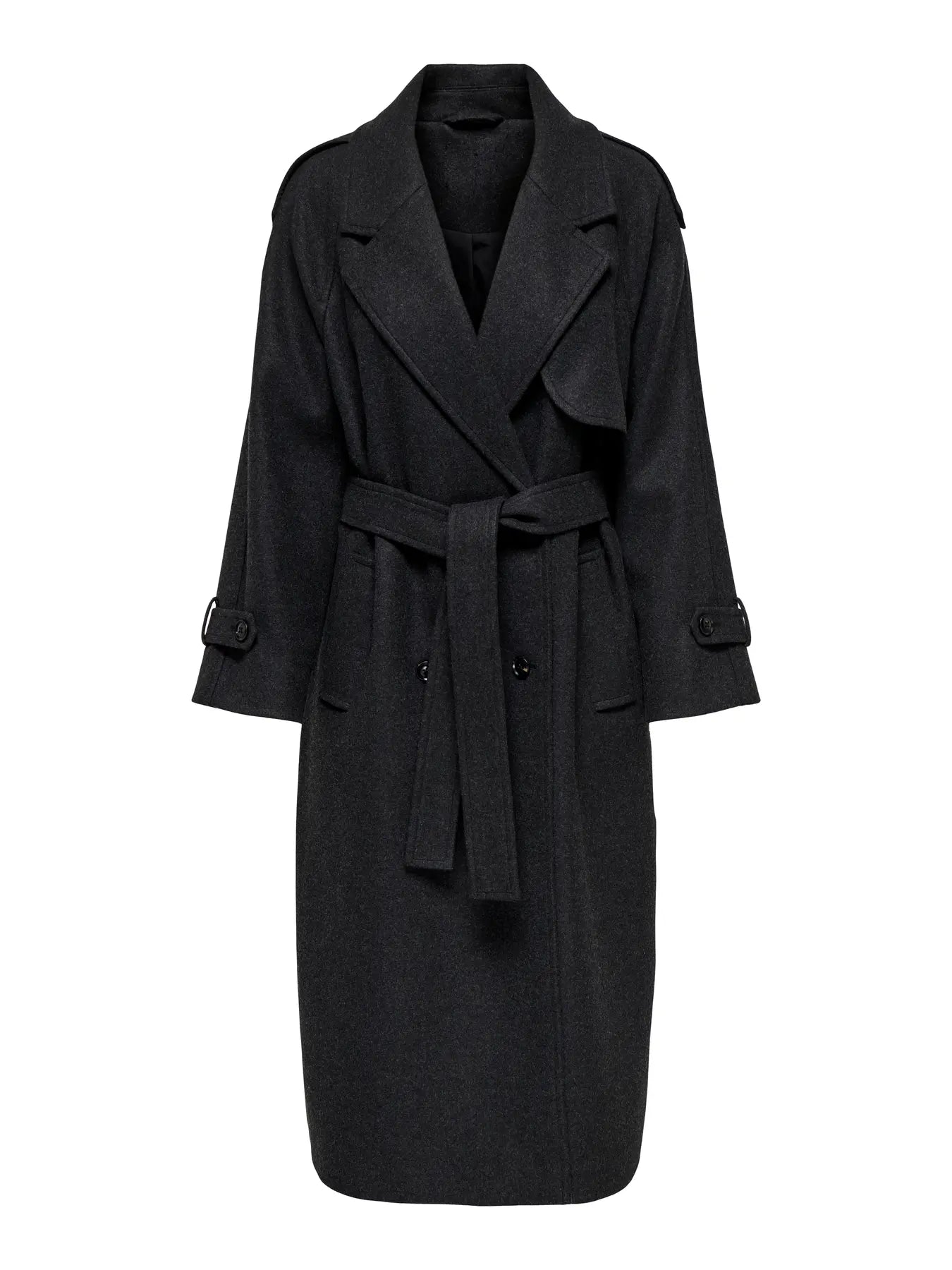 DEAR-TRILLION LONG BELT COAT | ONLY