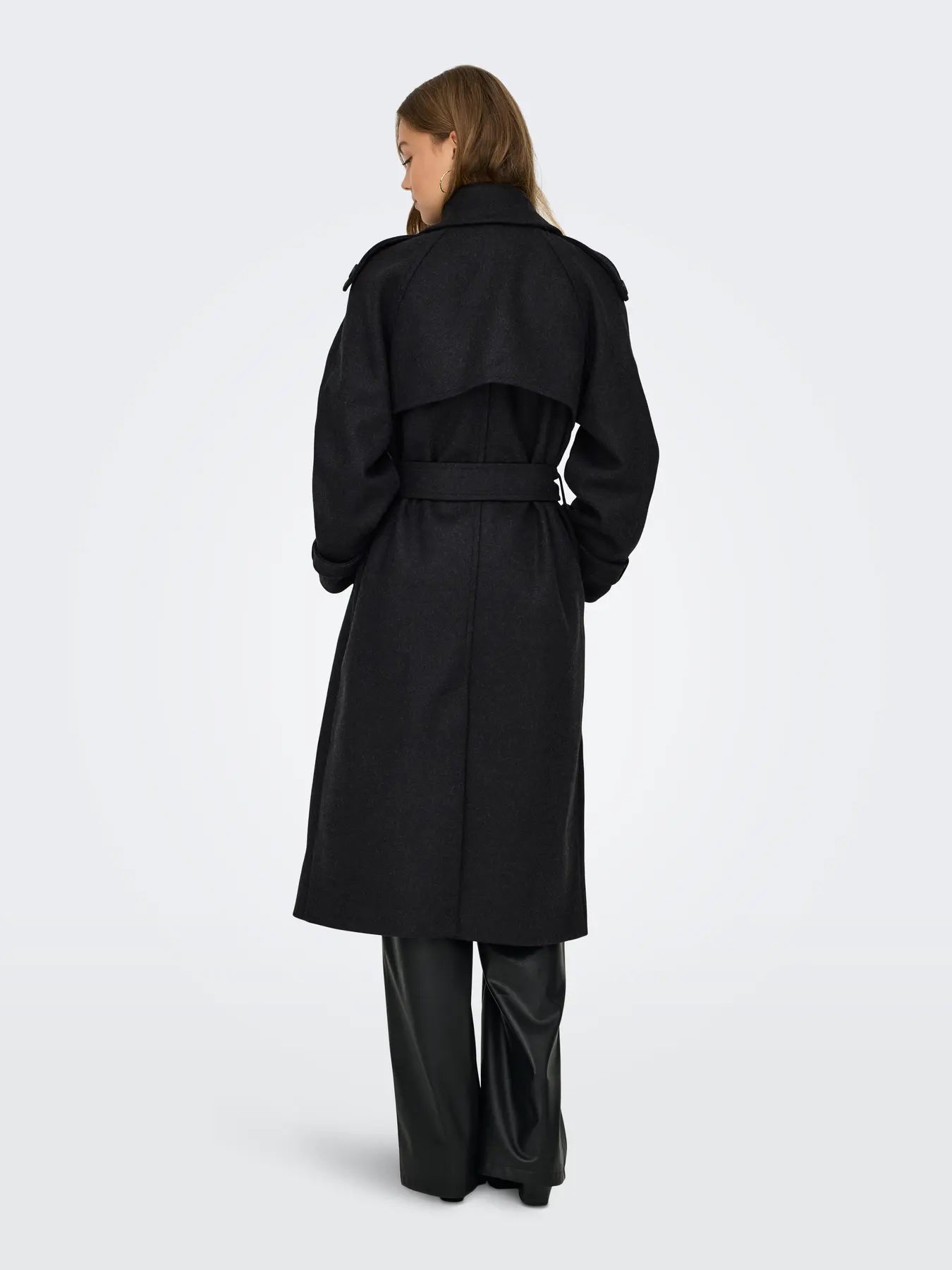 DEAR-TRILLION LONG BELT COAT | ONLY