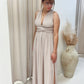 NEW KHALECI MAXI DRESS (TAUPE)