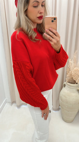 BOBBIE SWEATER (RED)