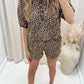 NEW GEORGIA TWO PIECE SHORT SET (ANIMAL PRINT)