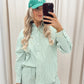 STELLA TWO PIECE STRIPED SET (GREEN)