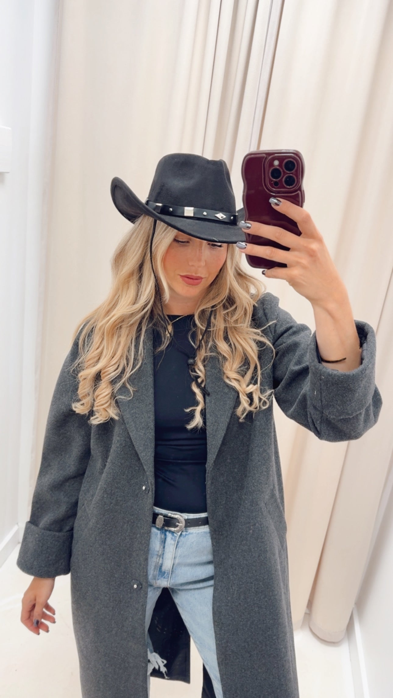 SARAH COWBOY HAT | BLACK