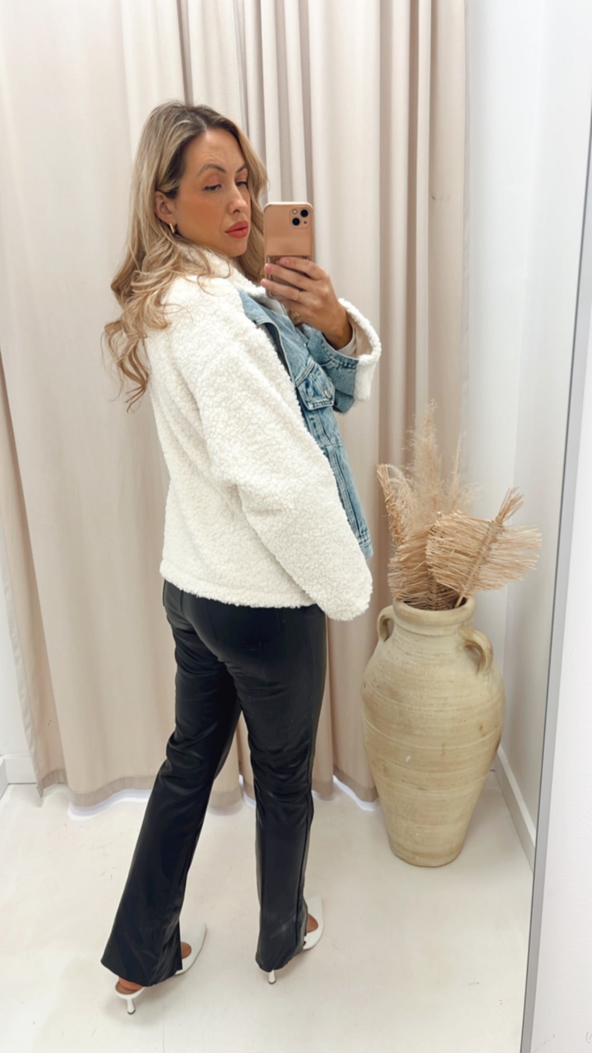 DORO MIXED SHERPA COAT