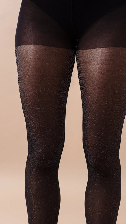 PREMIUM SHEER CONTOUR TIGHTS (DIAMOND SHIMMER) | MADE IN ITALY | THREADS