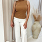 NEW STELLA KNIT TURTLNECK TANK (CAMEL)