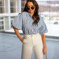 NEW MIA WIDE LEG JEANS (WHITE) | BEST SELLER