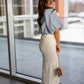 NEW MIA WIDE LEG JEANS (WHITE) | BEST SELLER