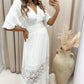 NEW BARCELONA LACE DETAIL MAXI (WHITE)