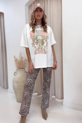 NEW MOLLY MAE ANIMAL PRINT JEAN