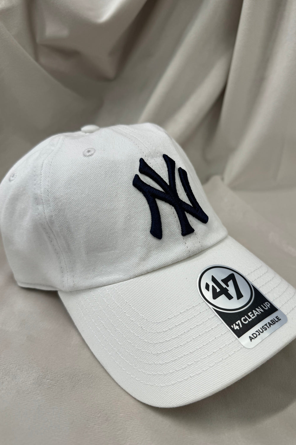 NEW 47' NY CLEAN UP HAT (WHITE/ NAVY)