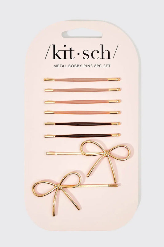 NEW METAL CLOUD & BOW BOBBY PINS | KITSCH