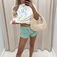 BILLY STRIPED SHORTS (GREEN)