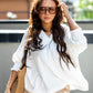 MILARI BLOUSE TOP (WHITE) | BEST SELLER