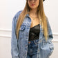 AMANDA OVERSIZED DENIM SHACKET- LIGHT (RISEN)