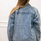 AMANDA OVERSIZED DENIM SHACKET- LIGHT (RISEN)