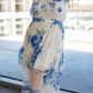 NEW ADELAIDE FLORAL MAXI (WHITE - BLUE)