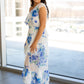 NEW ADELAIDE FLORAL MAXI (WHITE - BLUE)