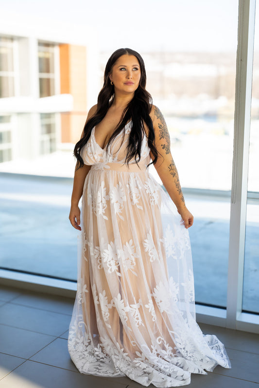 NEW EVERLY MAXI (WHITE-NUDE)