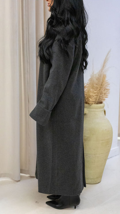 CADDY LONG COAT | ONLY (GREY)